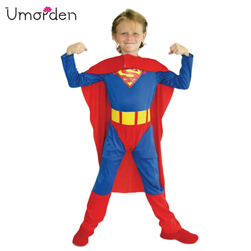 Umorden Purim/вечерние карнавальные костюмы на Хэллоуин Детский костюм супергероя
