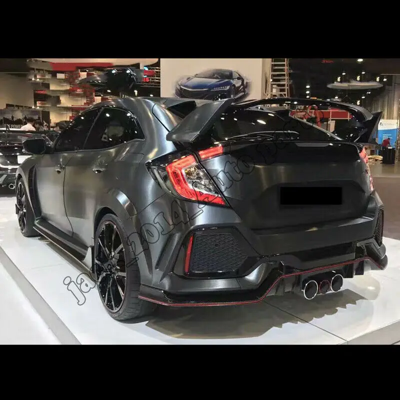 Для Honda Civic Type R хэтчбек 2016 2017 2018 2019 спойлер на задний багажник крыло|Спойлеры и