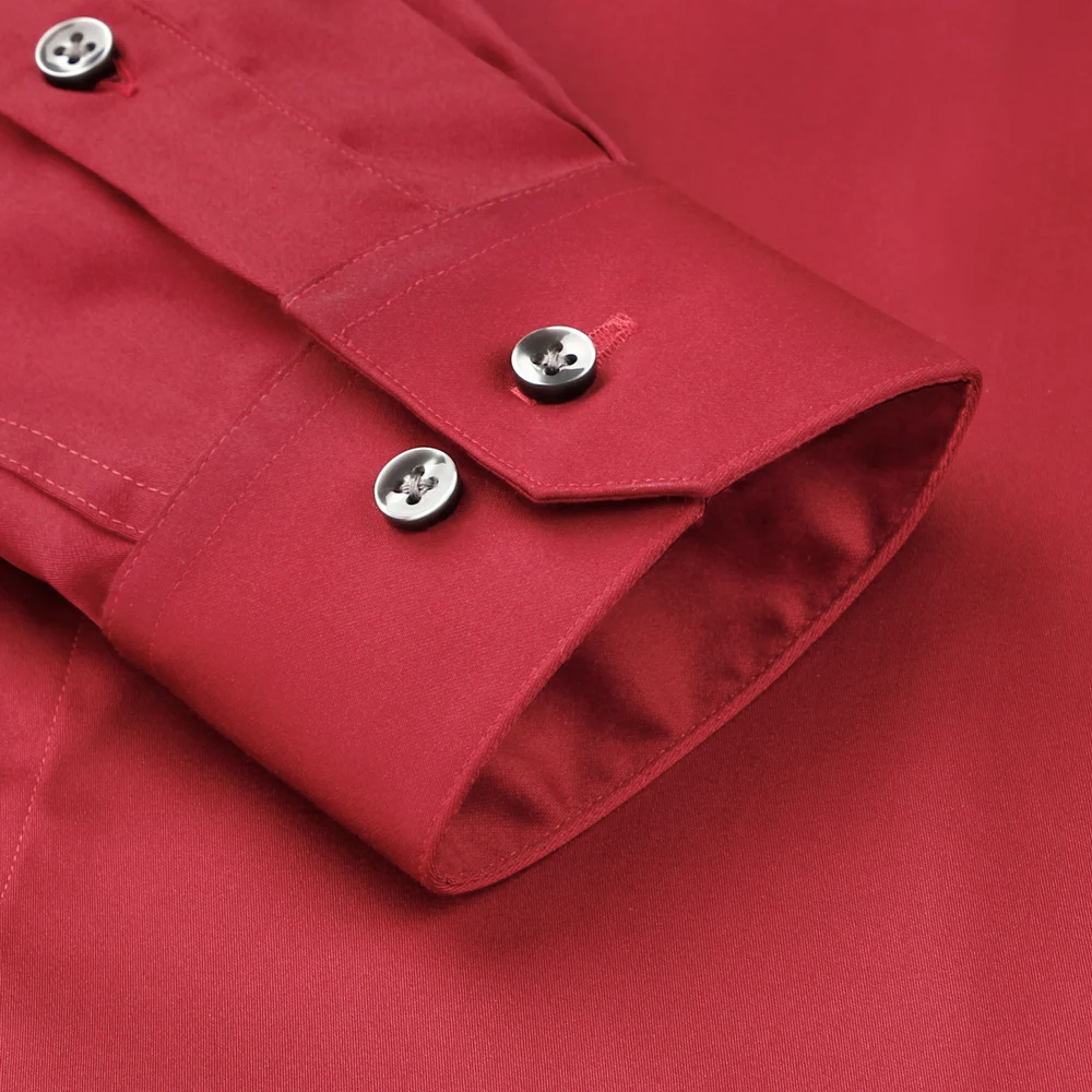 Мужская приталенная рубашка Smart Five формальные деловые мужские рубашки с длинным