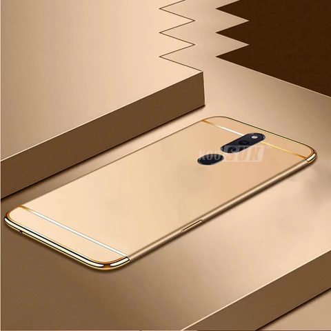 Gold 3-в-1 чехол для телефона для Xiao mi Red mi K20 Pro mi 9 T PC жесткий матовый чехол-накладка для спортивной камеры Xiao mi Red mi K20 mi 9 t Pro защитные чехлы Coque - Цвет: Gold