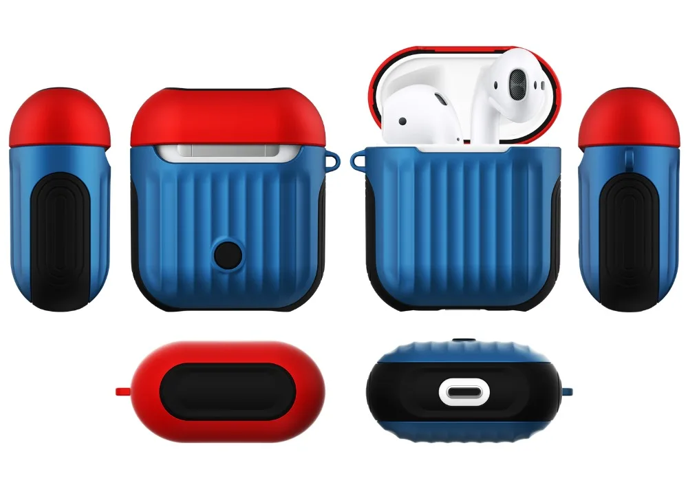 Мини Airpods чехол для Apple противоударный наушников беспроводной Bluetooth коробка Air Pods