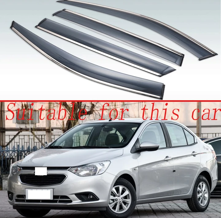 4 шт. защитный козырек для Chevrolet Sail 2015 2016 2017 2018 | Автомобили и мотоциклы