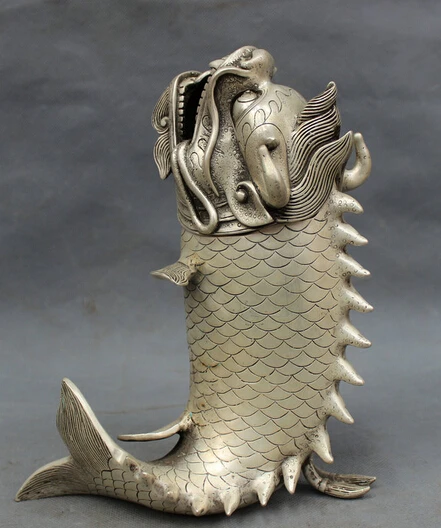 Оптовая продажа с фабрики 8 &quotНародная Китайский серебряный буддийский Дракон