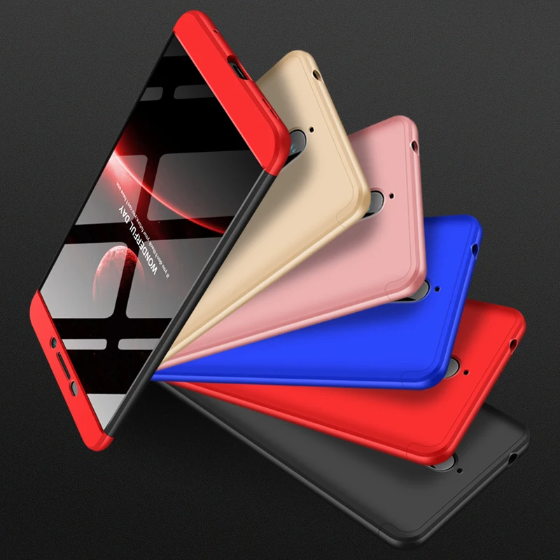 

For NOKIA 6 2018 Case 3 in 1 comprehensive Hard Protective Phone Back Cover For NOKIA TA-1068 TA-1050 TA-1043 TA-1045 Coque