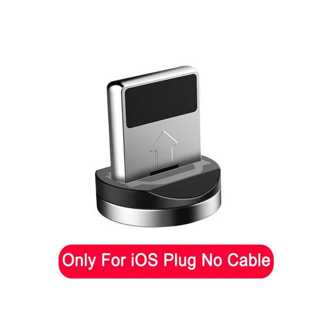 Only ios Plug Магнитный Micro USB кабель Lasaier для iPhone samsung type-c, зарядное устройство, Магнитный адаптер, usb type C, кабели для мобильных телефонов - Color: Only ios Plug
