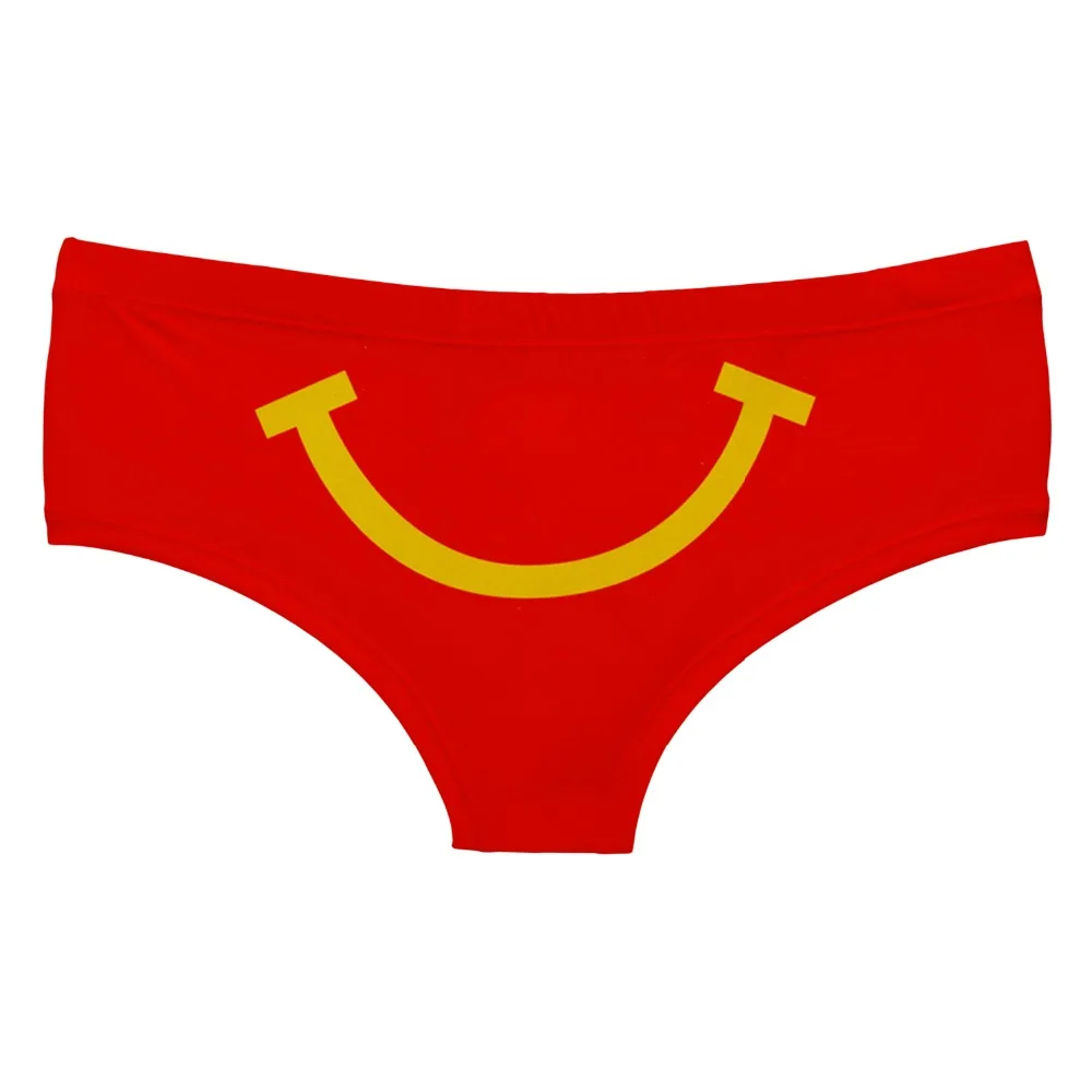 LEIMOLIS happy meal, красные сексуальные трусики с забавным принтом, милое женское нижнее белье, трусы с пуш-ап, женское нижнее белье, стринги