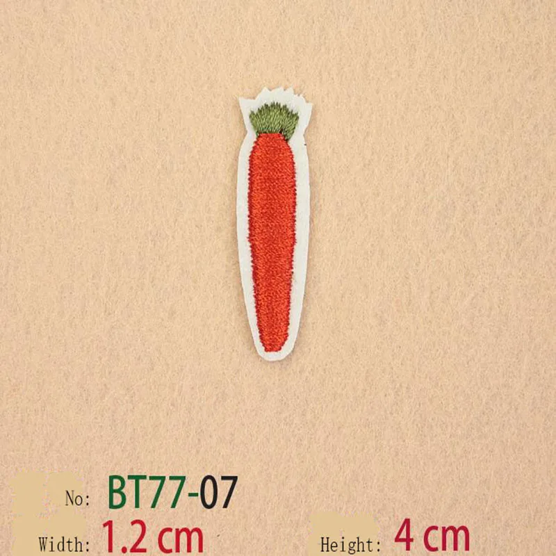 

50pcs Banana Lemon Cherry Peach Watermelon Fruit Embroidery Patches for Clothing Iron on Kids Clothes