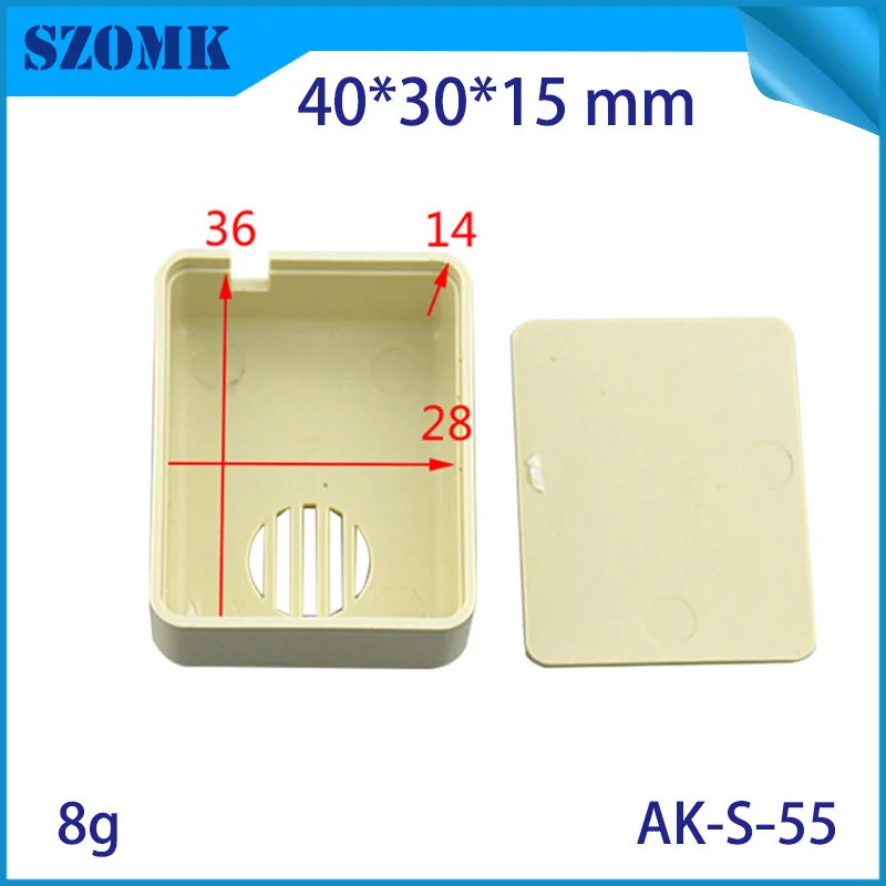 20 штук, 40*30*15 мм szomk горячая Распродажа Электрический проекционный корпус для микрофона печатной платы пластиковая abs РАСПРЕДЕЛИТЕЛЬНАЯ КОРОБКА Корпус чехол