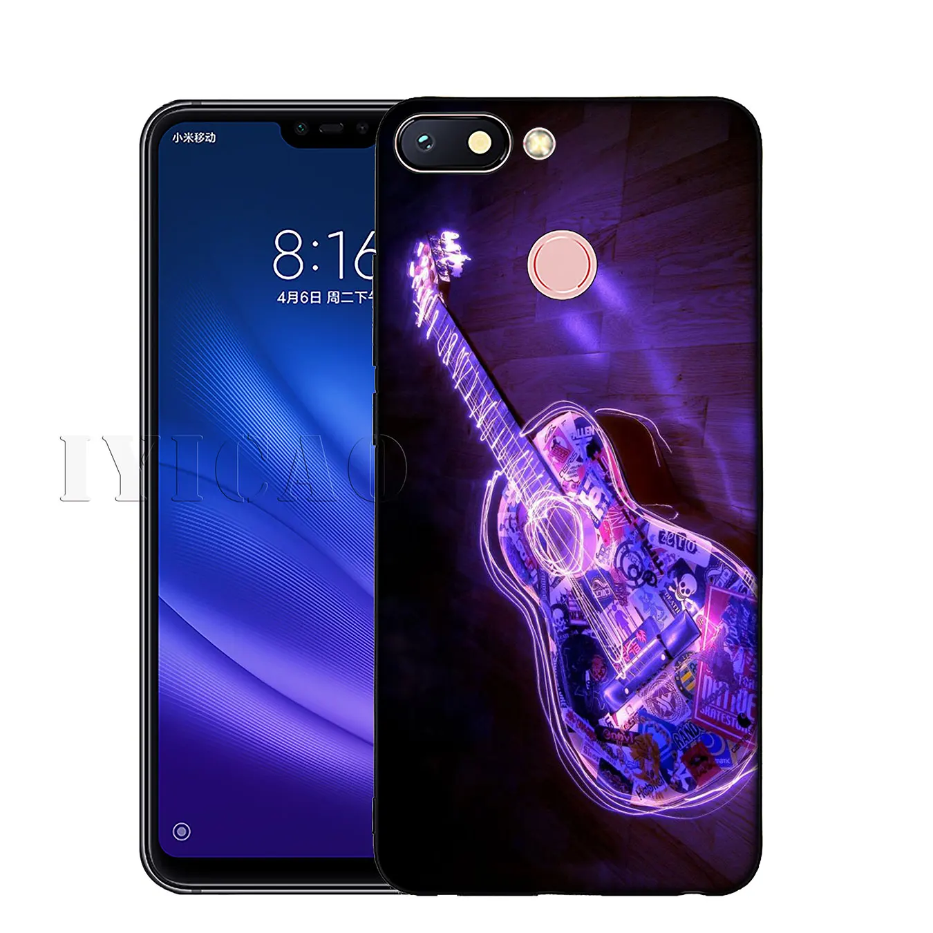 Роскошный мягкий силиконовый чехол для телефона IYICAO Music guitar DJ Xiaomi Redmi K30 K20 8A 7A 6A 5A S2