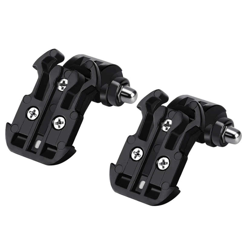 2 шт. PULUZ черная вертикальная поверхность J Hook Buckle Mount Set для GoPro NEW HERO /HERO6 /5 Session /4 /3 + /2