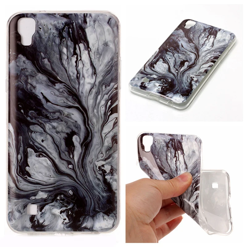 Marble Patterns Soft Phone Case for LG X Power Cover Ultra thin tpu Silicone Capa Fundas K220 K210 K220DS Coque |
