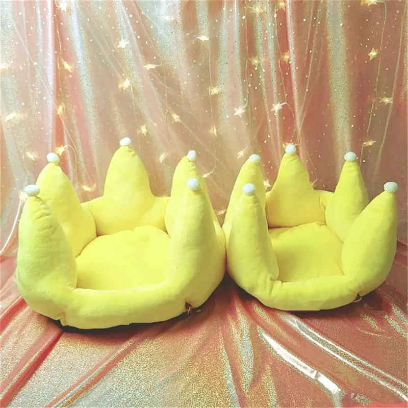 2 размера креативная Корона Форма Домашние животные диван собаки кровать для