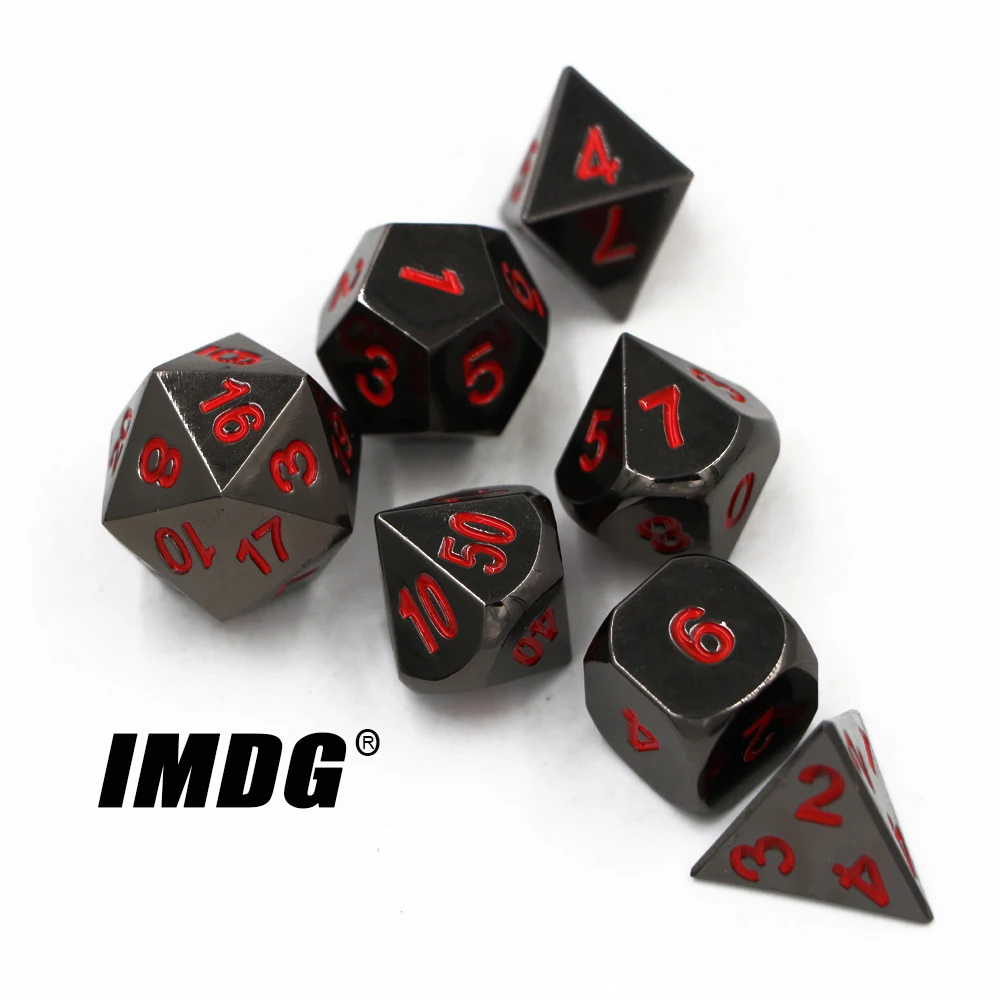 IMDG 7 шт./компл. креативные игральные кости для ролевых игр многогранные