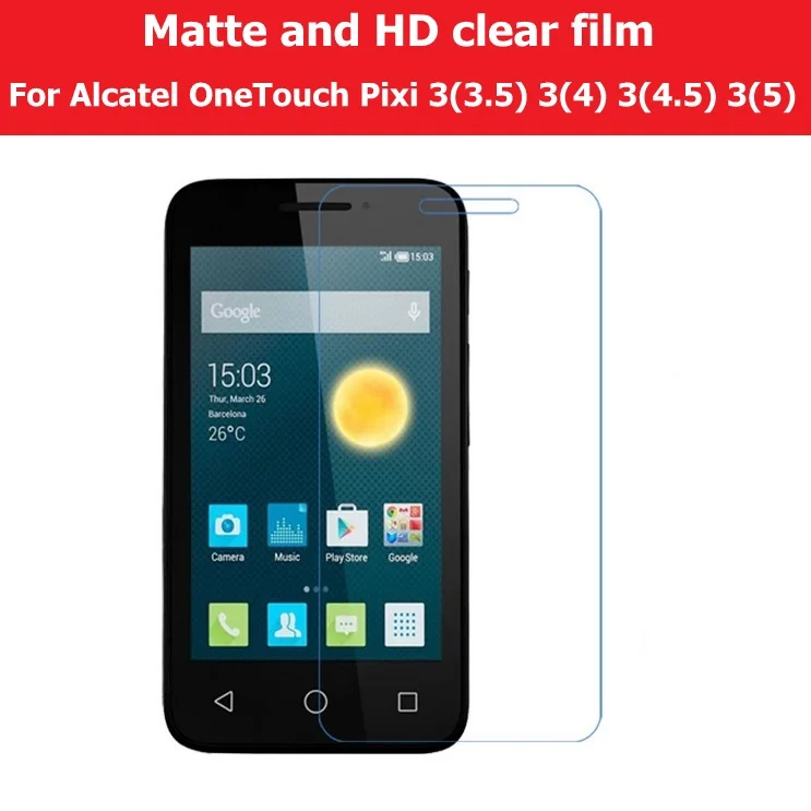 Горячее предложение! Распродажа! HD прозрачный глянцевый пленка для Alcatel OneTouch Pixi3
