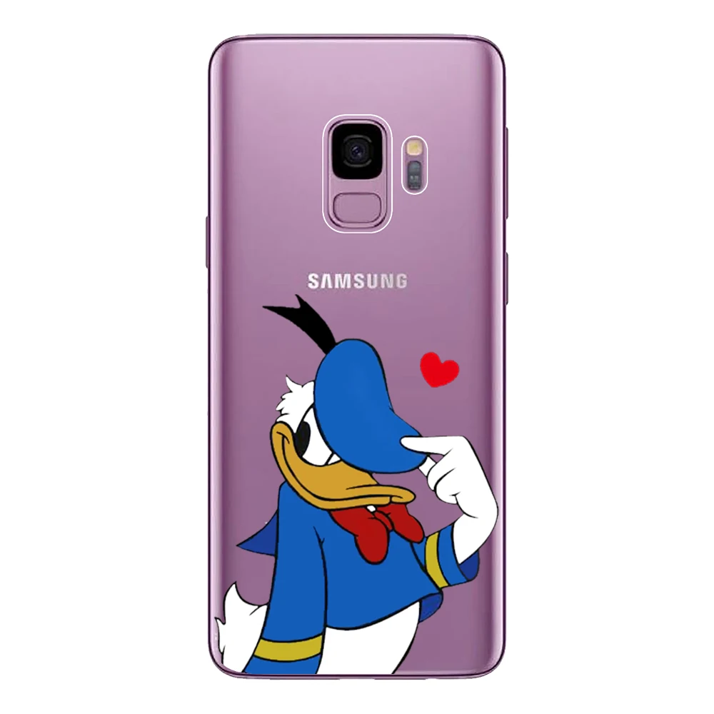 Чехол для samsung Galaxy S7 Edge S8 S9 Plus, мягкий силиконовый чехол из ТПУ с милым Минни Микки, защитный чехол для телефона - Цвет: 402