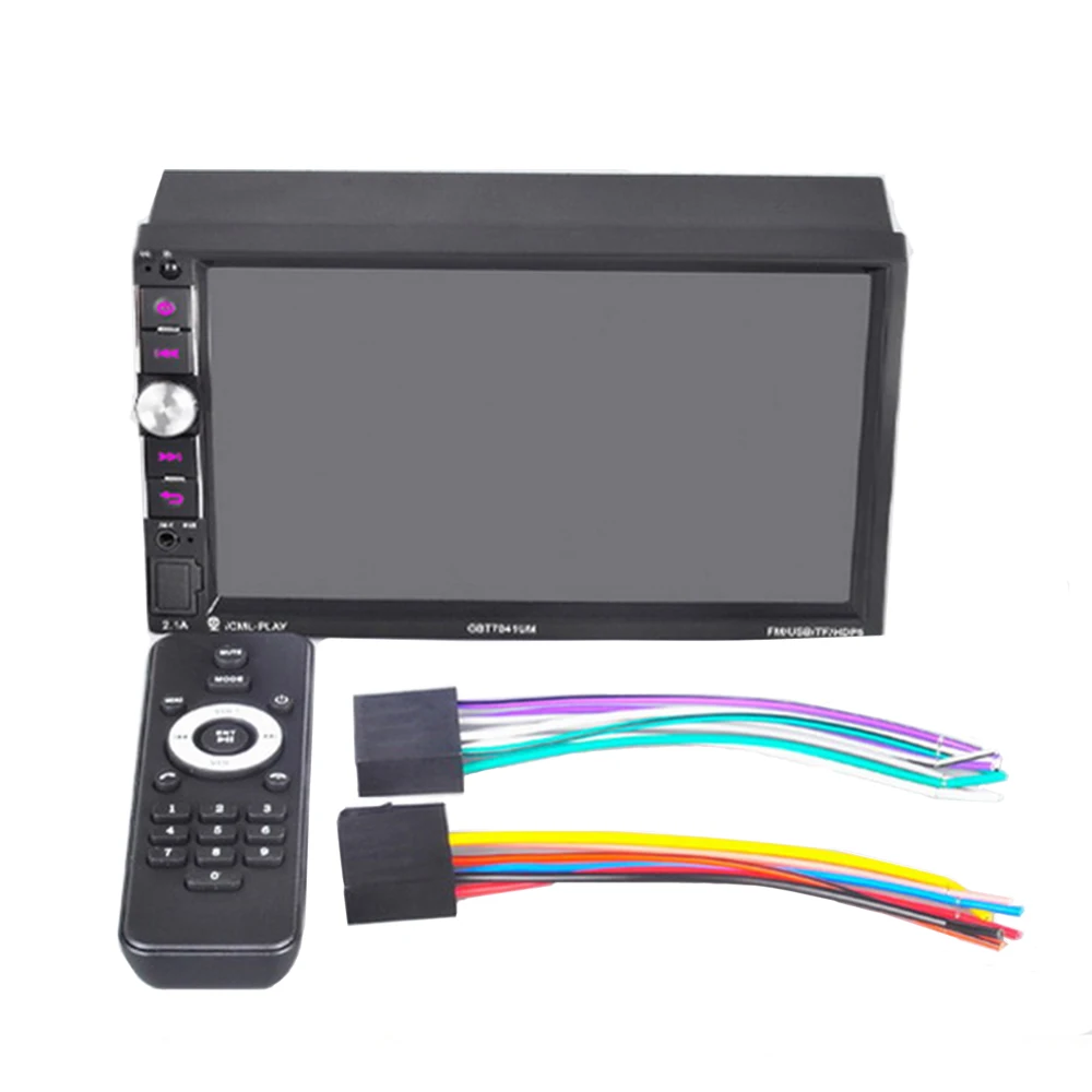 Сенсорный экран 7 &quotHandfree 2DIN зеркальная связь Bluetooth HD 1024*600 автомобильное радио