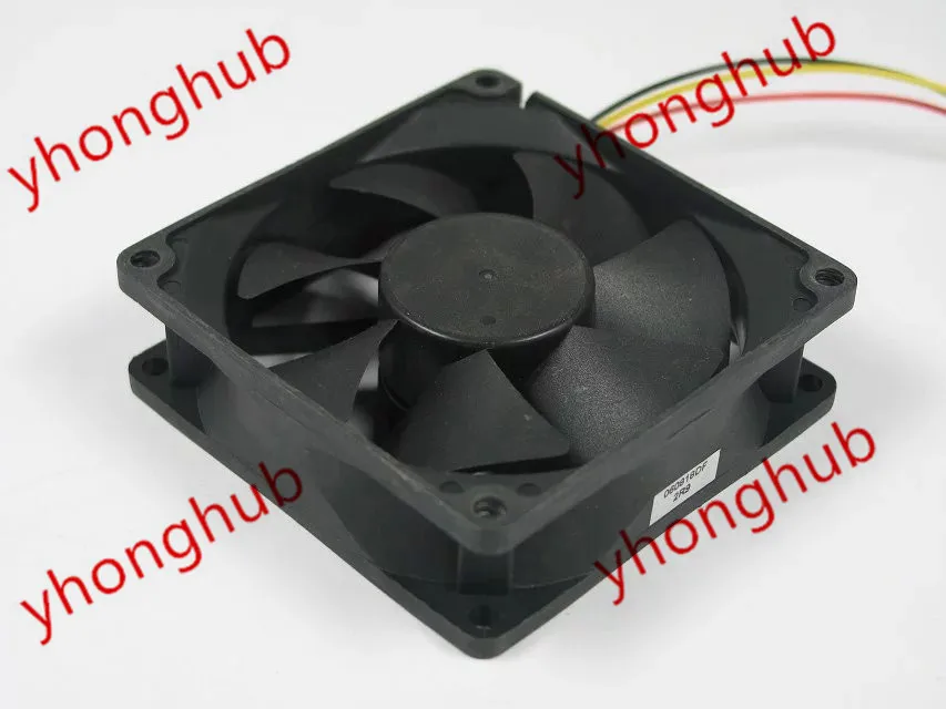 Y.S.TECH NYW08025048BM постоянного тока 48В 0.13A 80x80x25 мм 3 Провода Сервер вентилятор