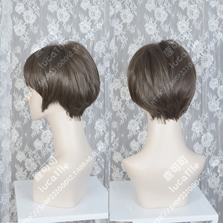 Парик из аниме Станьте человеком Кара Детройта для косплея коричневый