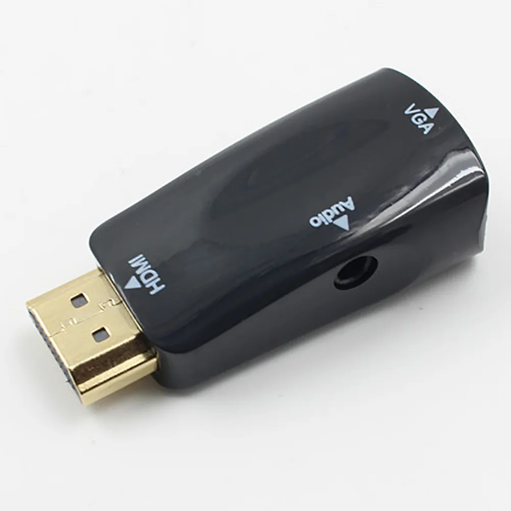 1080P HDMI мужчина к VGA Женский адаптер видео конвертер с аудио выходом N3|Беспроводные