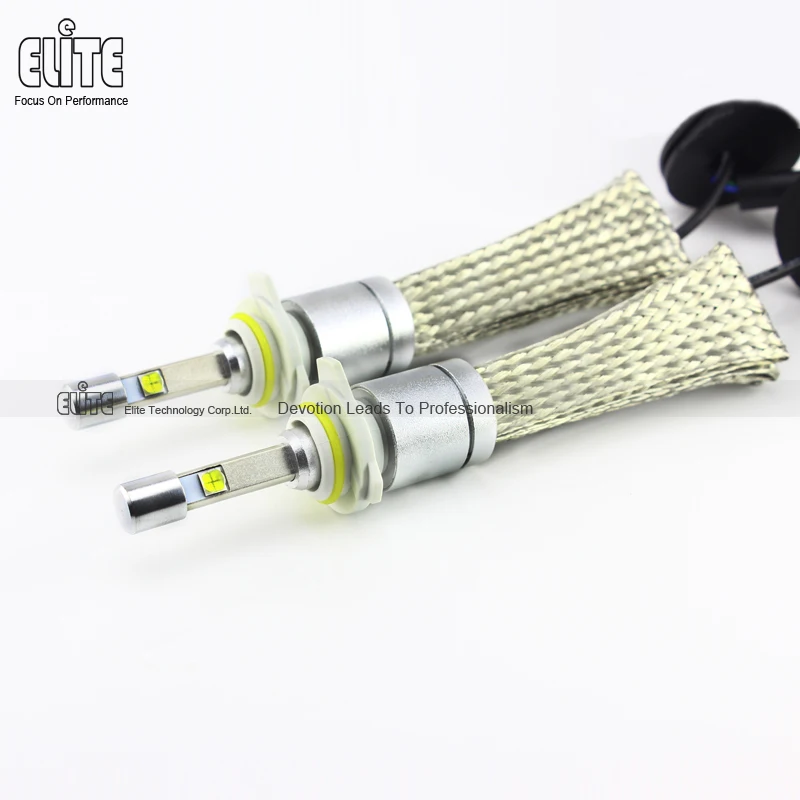R3 9012/HIR2 40 Вт 4800LM СВЕТОДИОДНЫЕ Фары Автомобиля CREE XHP-50 Чипсы Conversion Kit Для Cadillac ATS
