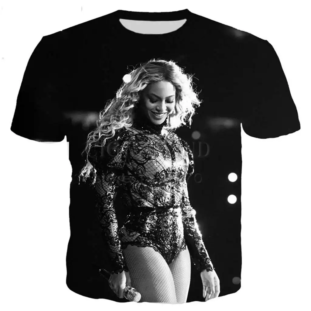 Новая модная футболка Beyonce в стиле хип хоп для мужчин и женщин с 3D принтом новые