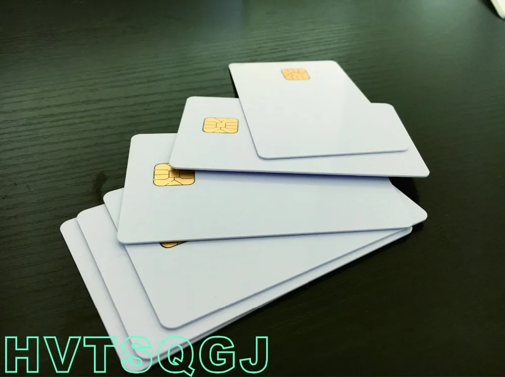 200 шт. ПВХ SLE4428 контактный умный чип Пустая карточка IC ISO7816 поддержка ACR38U H1 /ACR38U IPC