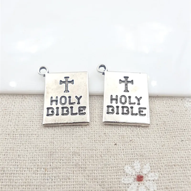 

Подвеска для браслета «Святого Библии», 15 х20 мм, 20 шт.