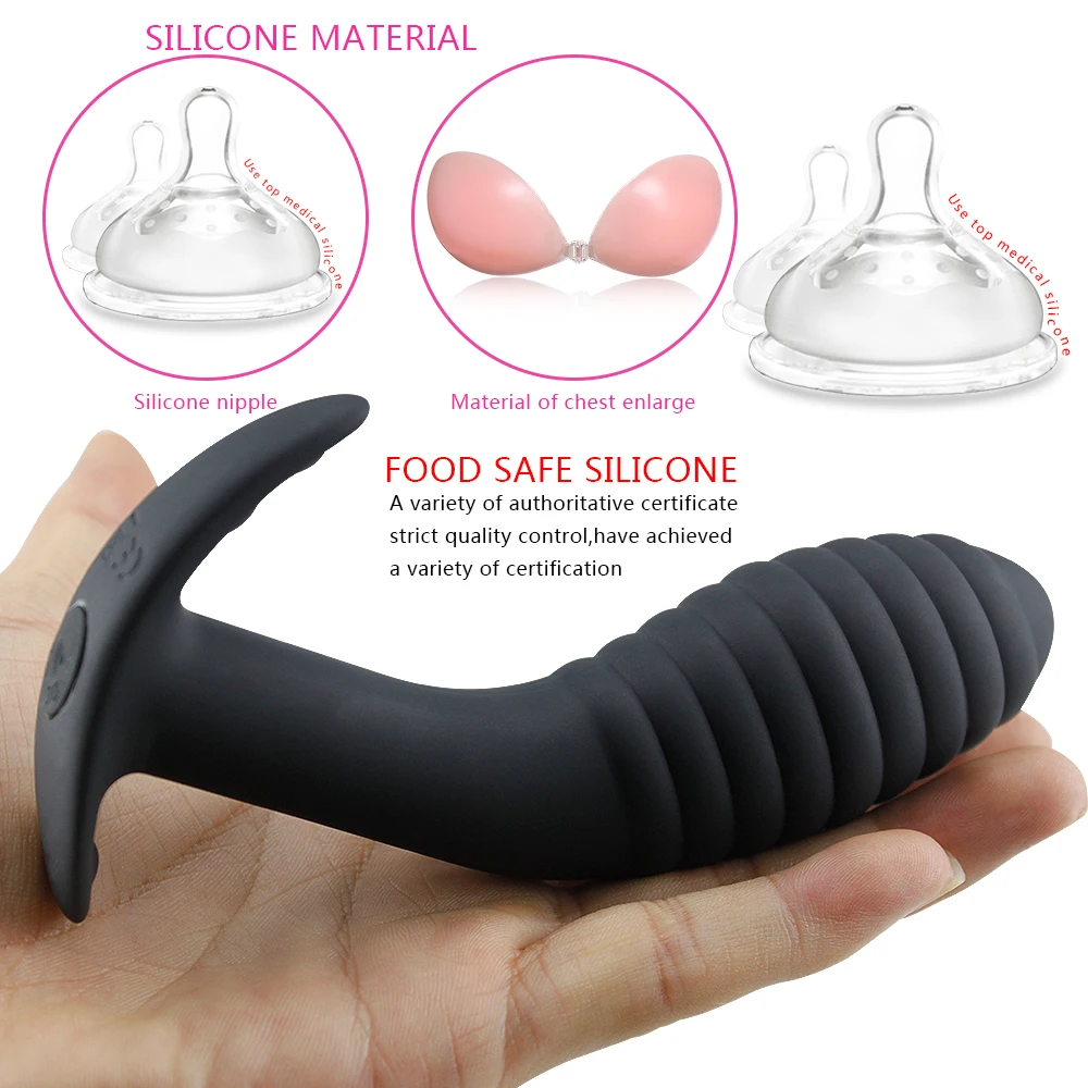 Man nuo S/M/L Anal Plug Vibrator Prostate Massager 10 Speeds Butt Anus Sex Toys for Men Women with Remote Control Waterproof | Красота и