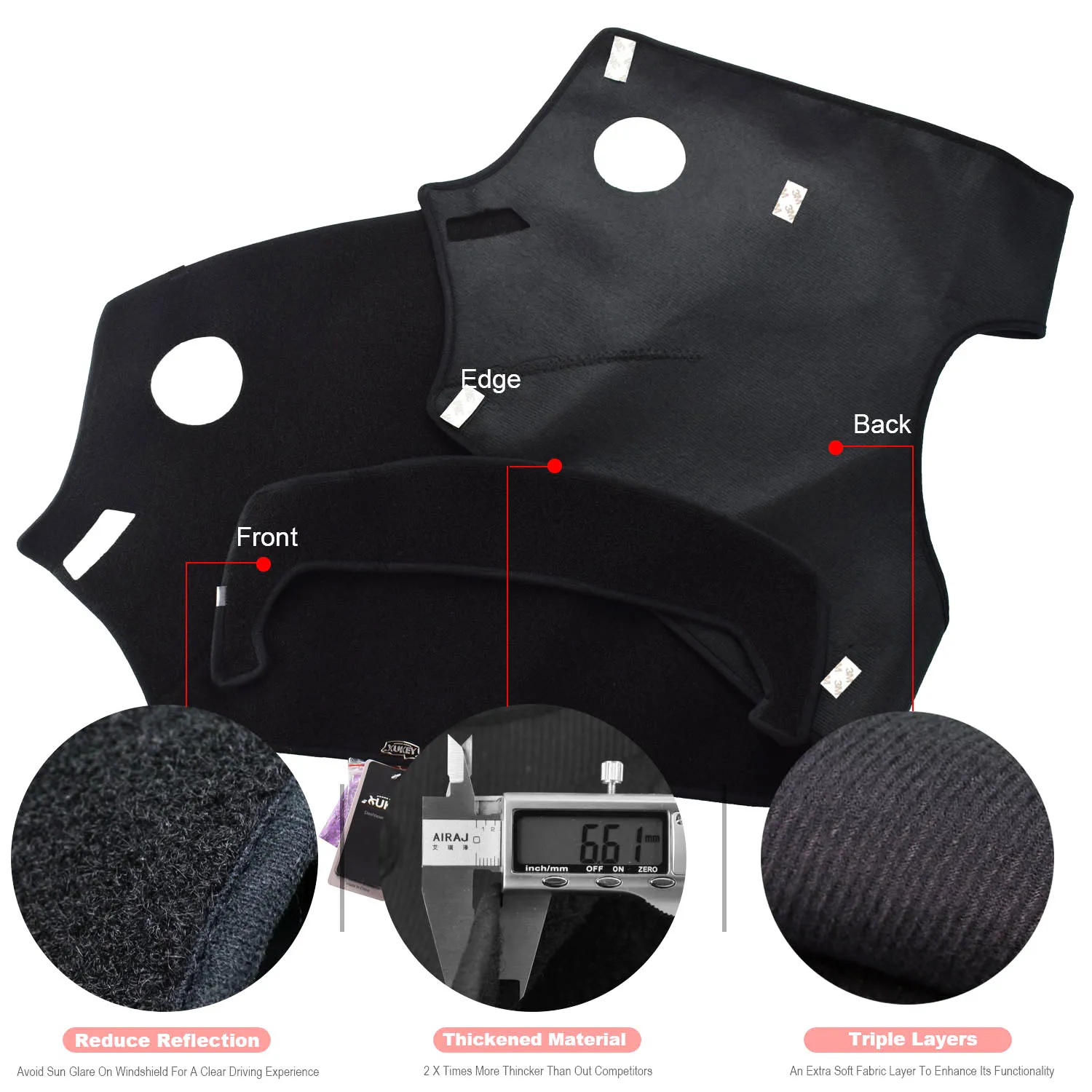 Xukey подходит для Citroen C4 C-Quatre приборной панели крышки Dashmat Даш Мат Pad козырек от солнца приборная панель Крышка 2004-2006 2007 2008 2009 2010
