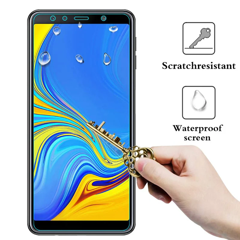 Закаленное стекло для Samsung Galaxy A30 A50 M10 M20 Защитная пленка экрана A9Pro 2019 A7 A6 A8 Plus 2018 |