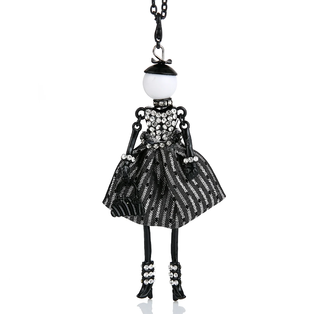 Фирменная юбка милое ожерелье ручной работы для кукол и малышей женщин кулон