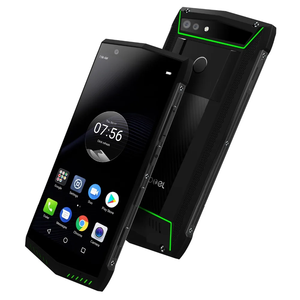 POPTEL P60 мобильный телефон с функцией распознавания лица Android 8 1 6 ГБ + 128 5 7 дюйма