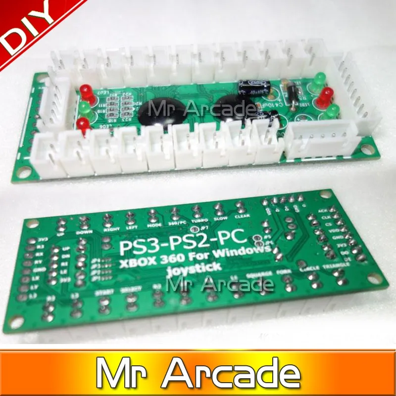 Аркадный джойстик набор сделай сам USB кодировщик для ПК/ps2/PS3 Sanwa аркадных игр +