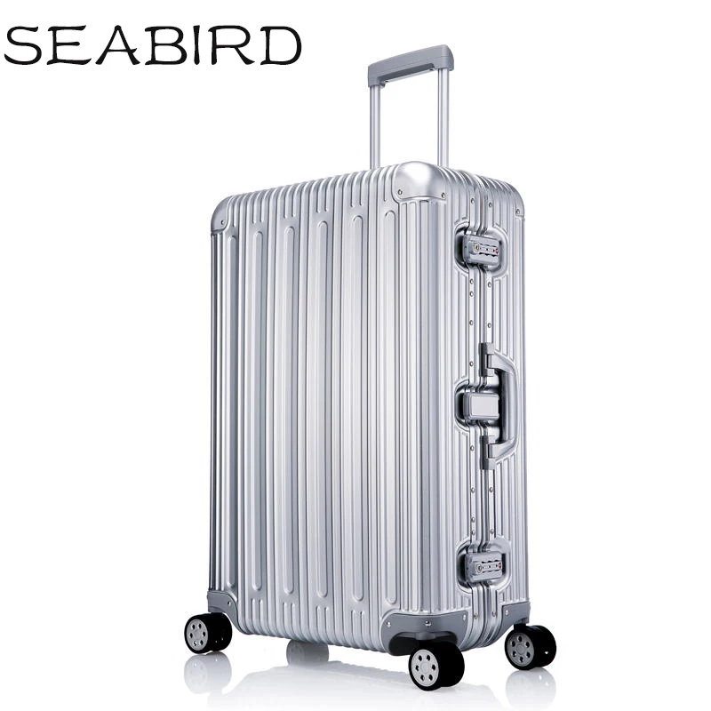 

100% All Aluminium alloy Luggage Hardside Rolling Trolley Luggage travel Suitcase 20 Carry on Luggage 25 29inch Checked Luggage