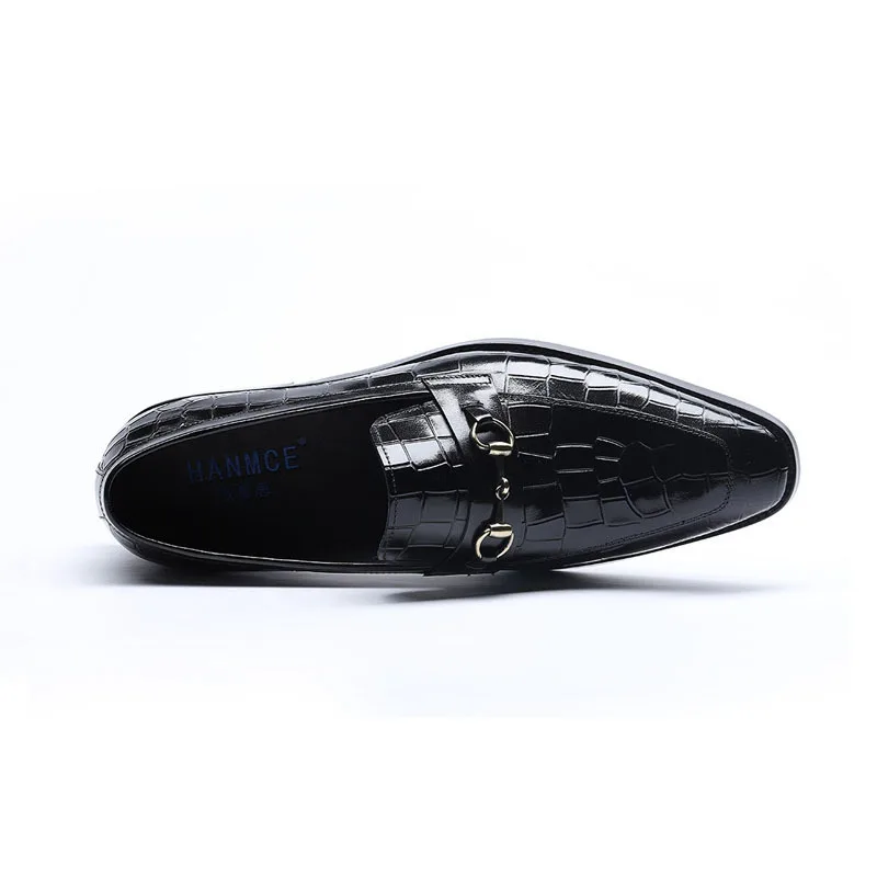 

2019 spring and summer new fashion high-end men's youth business dress classic shoes men's leather casual men's wedding shoes