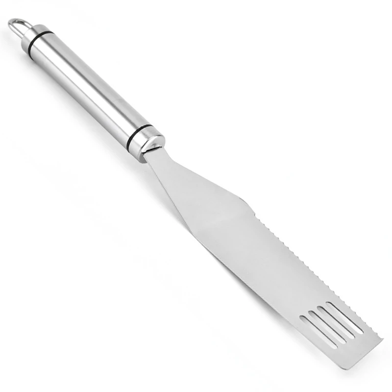 Stainless Steel Spatula Pancake Cutter Teppanyaki Shovel Skidproof Handle Kitchenware Cooking Tools Pizza Cheese | Дом и сад