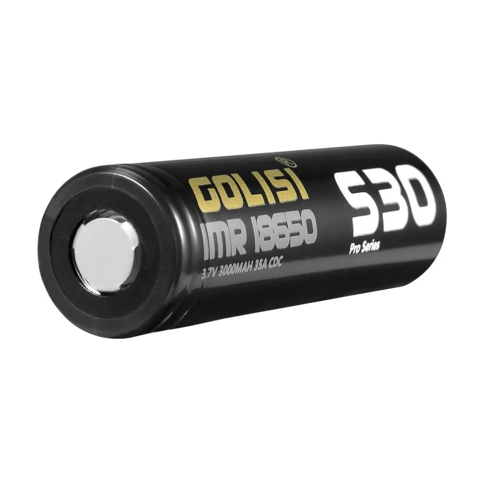 GOLISI S30 Li-Ion 18650 аккумуляторные батареи 3,7 V 3000mAh литиевая запасная батарея для факела фонарик батарея черное золото