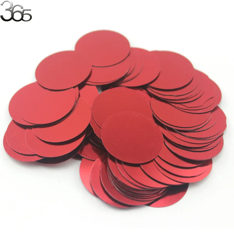 Бесплатная доставка 30 мм 500 шт. темно-красные плоские круглые бусины без