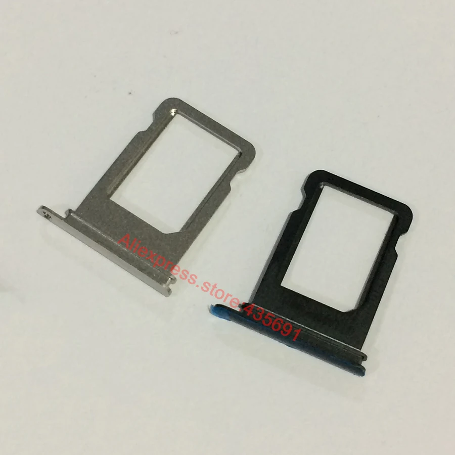10 шт./лот OEM Новый Nano слот для sim карты держатель с резиновым уплотнением iPhone X