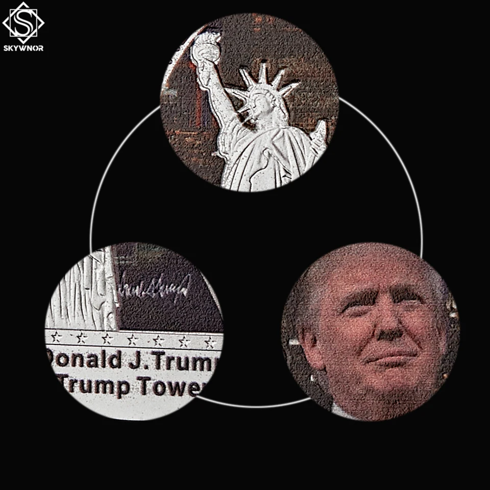 Дональд Трамп из США президент Золотой башня памятная жетоновая монета | Дом и