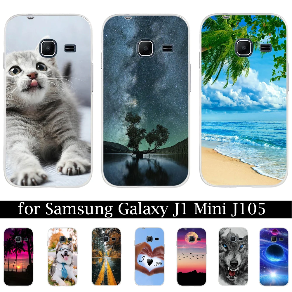 Новый чехол для телефона Samsung Galaxy J1 Mini J105F J105H силиконовый мягкий из ТПУ