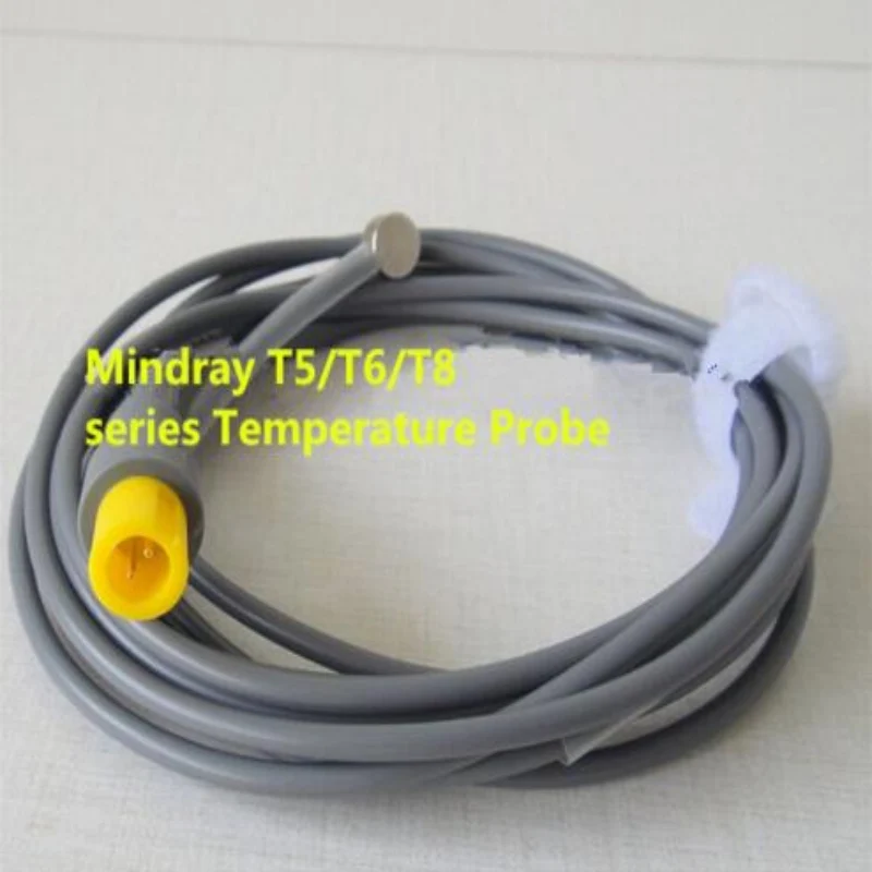 

2021 Free Shipping Compatible For 2Pin Mindray T5/T6/T8 Series Temperature Probe Surface Temperature Sensor Skin Sensor Probe