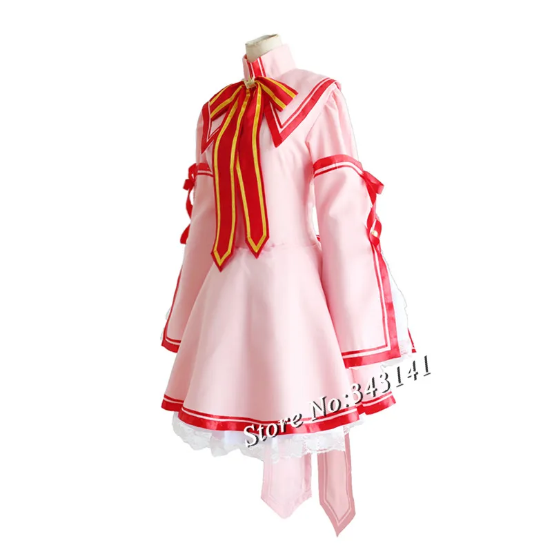 Kanbe Kotori white dress cosplay costumes Japanese anime game Rewrite clothing |