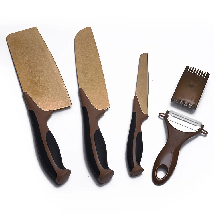 5 компл. кухни Горячие 100 лет роза нож производителей многофункциональный