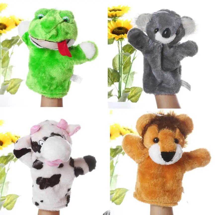 Кукла HIINST с милым мультяшным животным детская перчатка ручная кукла мягкие