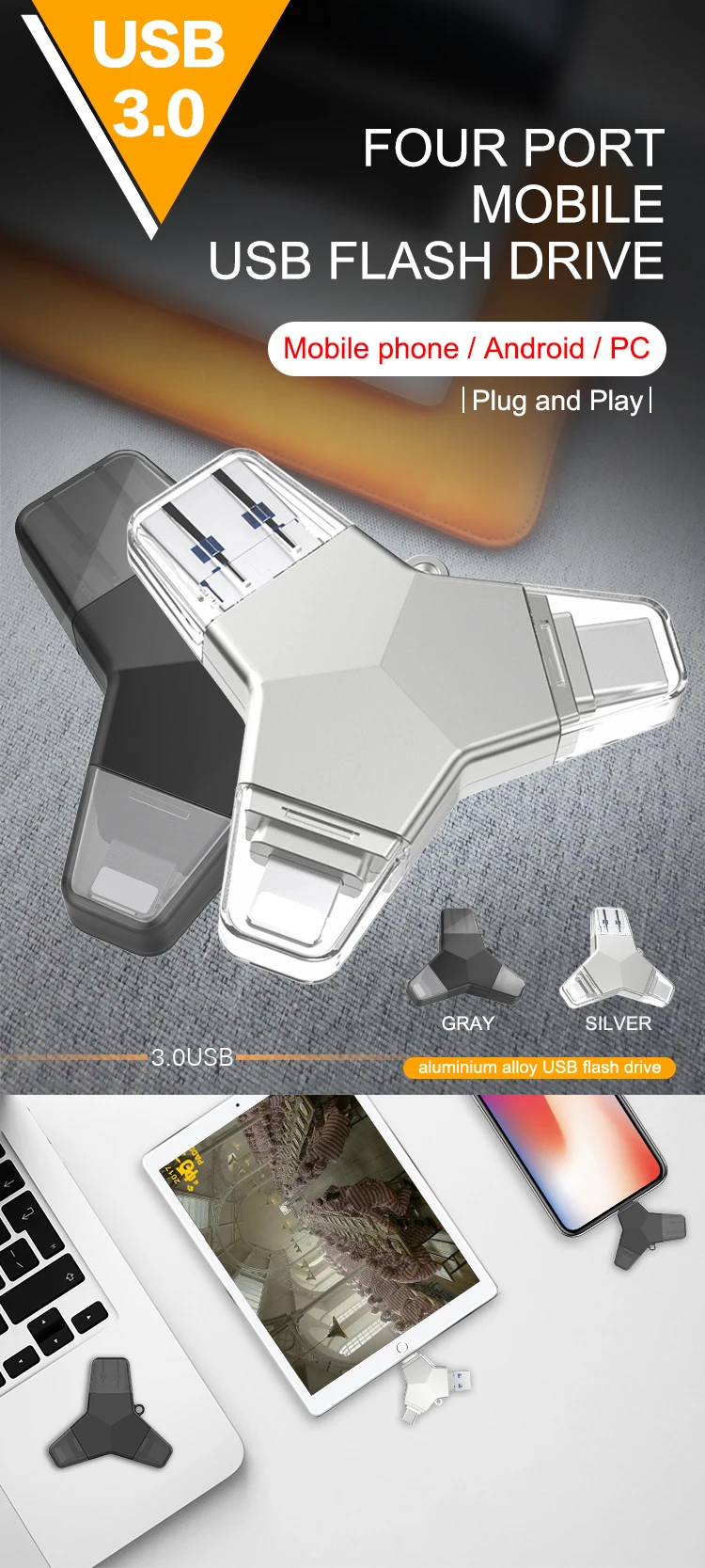 Usb флеш-накопитель 64 ГБ 32 ГБ usb 3,0 128 ГБ usb 32 ГБ флеш-накопитель animado thumb drive для iPhone iPad Macbook Android Galaxy