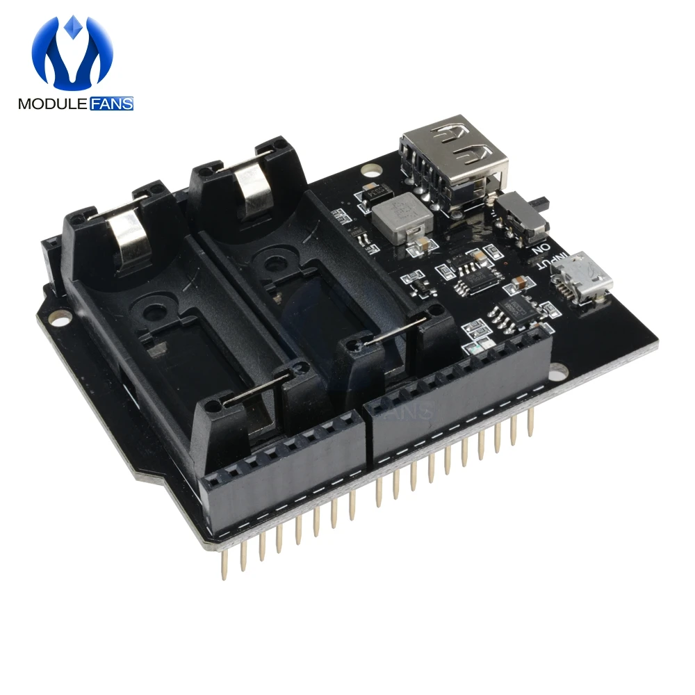 ESP8266 ESP32 2 Двойной 16340 перезаряжаемый литиевый аккумулятор зарядное устройство