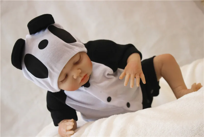 Силиконовые куклы Reborn Sleeping Boy 50 см милые для младенцев модный подарок на день