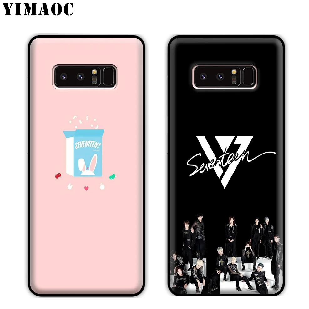 YIMAOC Seventeen Bands Soft Silicone Case for Samsung Galaxy S10 S10e S9 S8 Plus S7 S6 Edge J6 Cover |