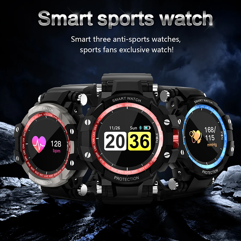 FREZEN GW68 Смарт Часы Heart Rate крови Давление открытый Для мужчин спортивные Smartwatch
